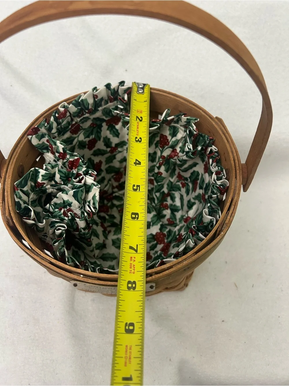 Longaberger 1988 Christmas Collection Poinsettia Basket